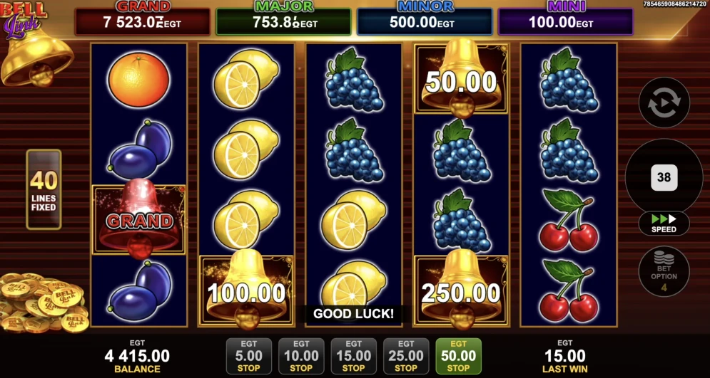 40 Super Hot Bell Link Slot