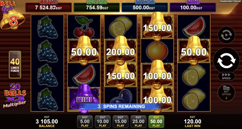 40 Super Hot Bell Link Slot